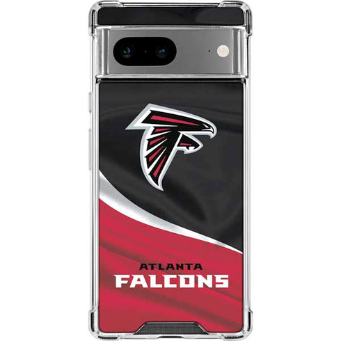 NFL Atlanta Falcons Google Pixel 7a Clear Case